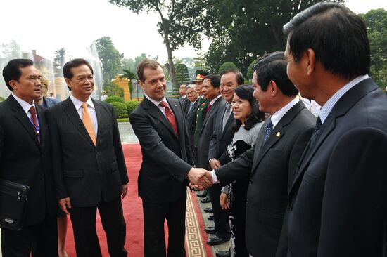 Dmitry Medvedev's official visit to Vietnam