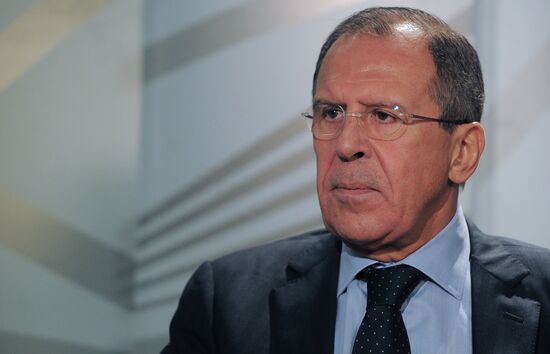 Sergei Lavrov at RIA Novosti