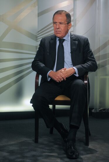 Sergei Lavrov at RIA Novosti