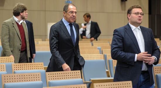 Sergei Lavrov at RIA Novosti