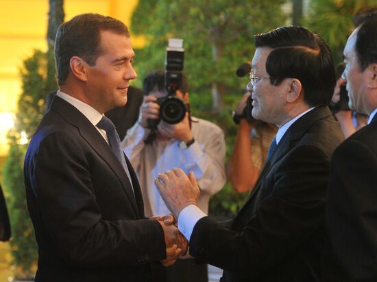 Dmitry Medvedev's official visit to Vietnam