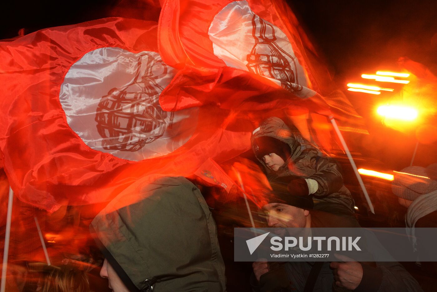 Red March procession and rally staged in Moscow