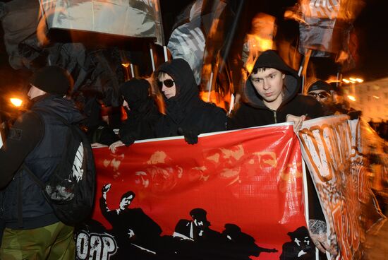 Red March procession and rally staged in Moscow