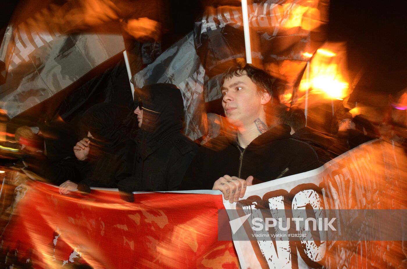 Red March precession and rally staged in Moscow