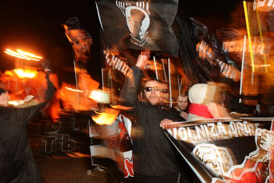 Red March procession and rally staged in Moscow