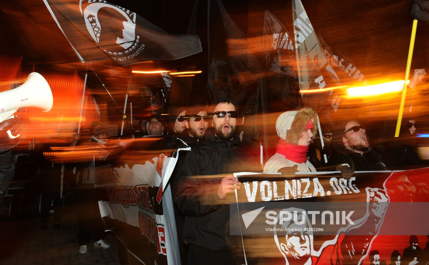 Red March procession and rally staged in Moscow