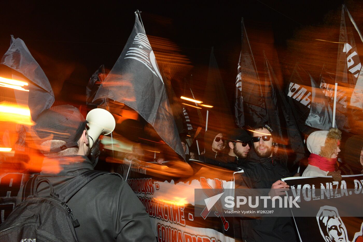 Red March precession and rally staged in Moscow