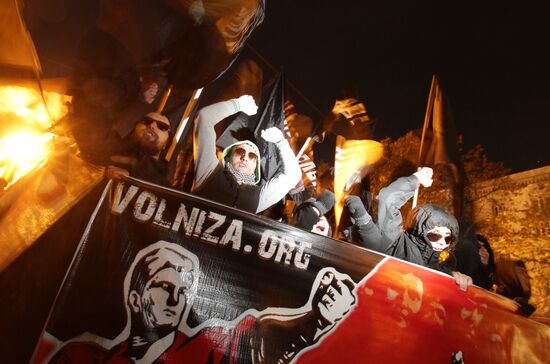 Red March procession and rally staged in Moscow