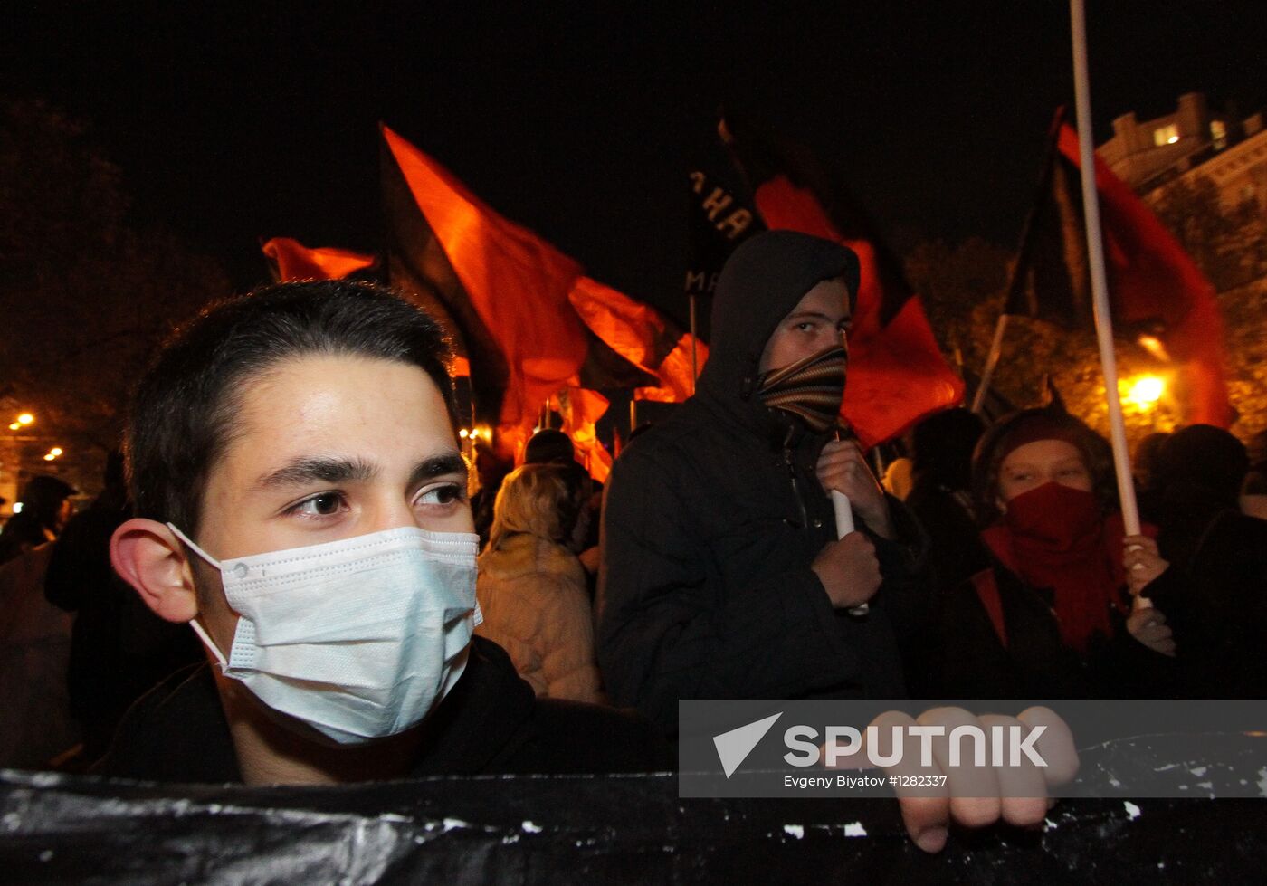 Red March procession and rally staged in Moscow