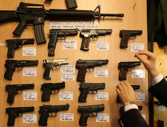 Weapon distribution in Russia