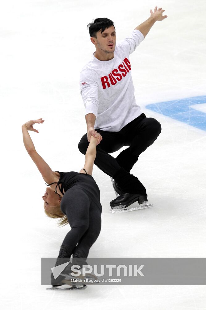 Figure skating, Grand Prix series, 4th stage. Work-outs.