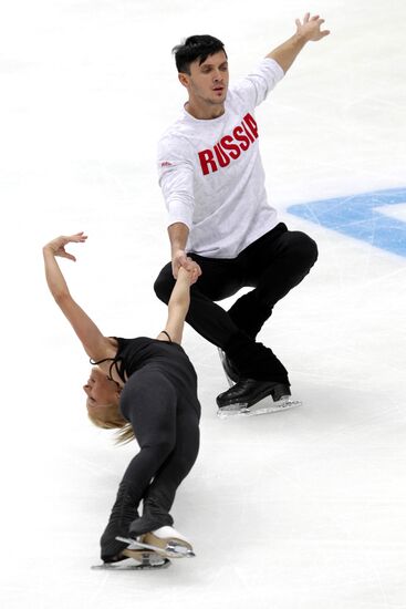 Figure skating, Grand Prix series, 4th stage. Work-outs.