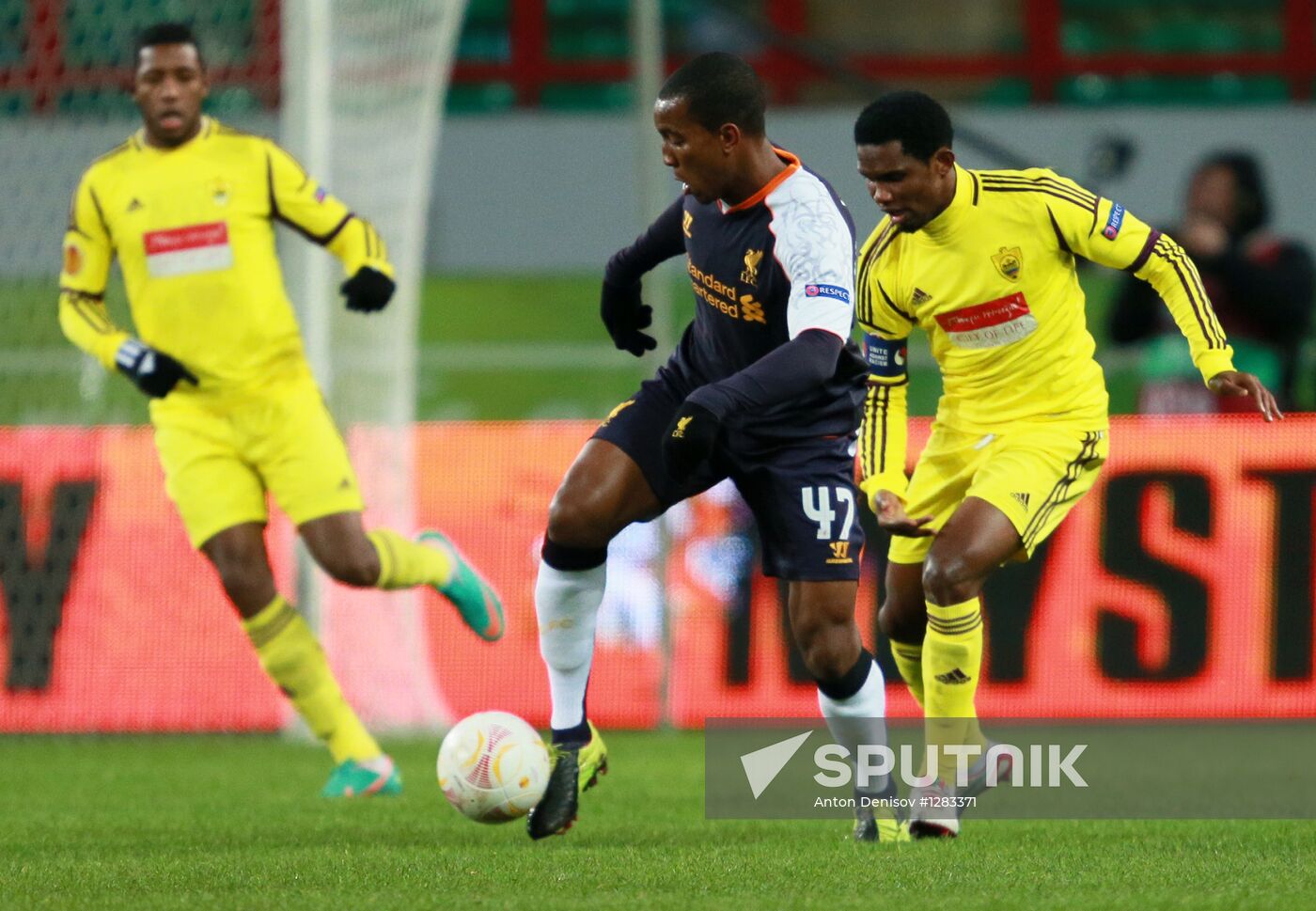 Football. Europa League. Anji vs. Liverpool