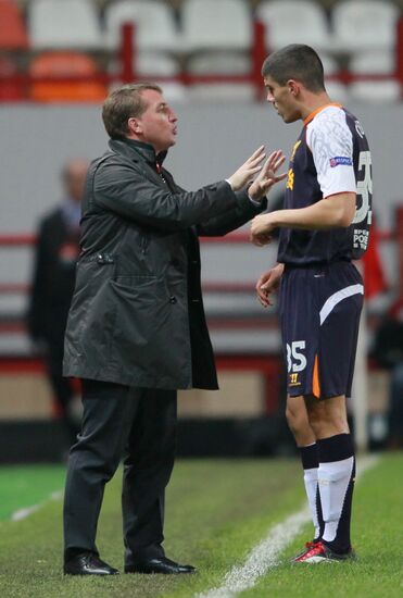 Football. Europa League. Anji vs. Liverpool