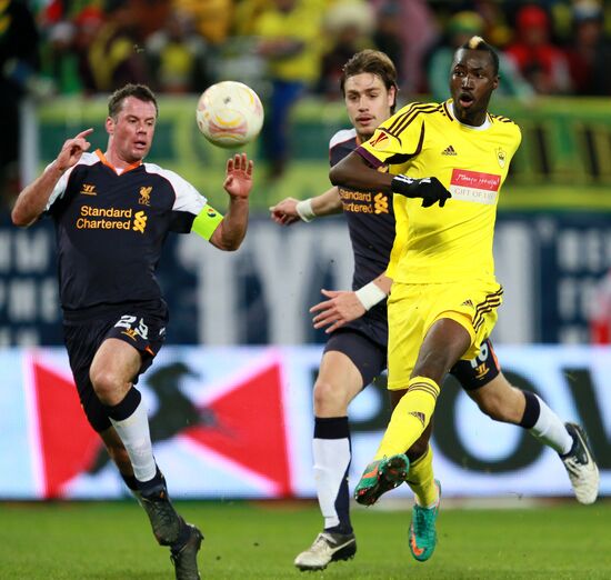 Football. Europa League. Anji vs. Liverpool