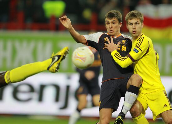 Football. Europa League. Anji vs. Liverpool