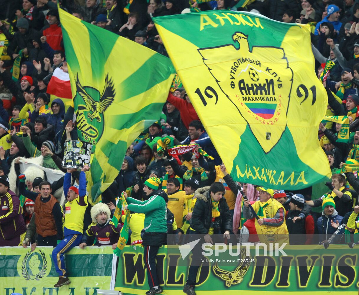 Football. Europa League. Anji vs. Liverpool