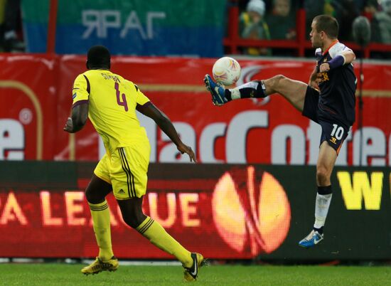 Football. Europa League. Anji vs. Liverpool