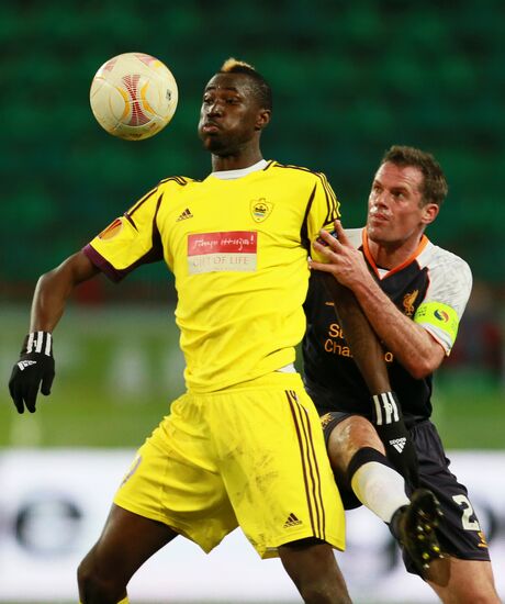 Football. Europa League. Anji vs. Liverpool