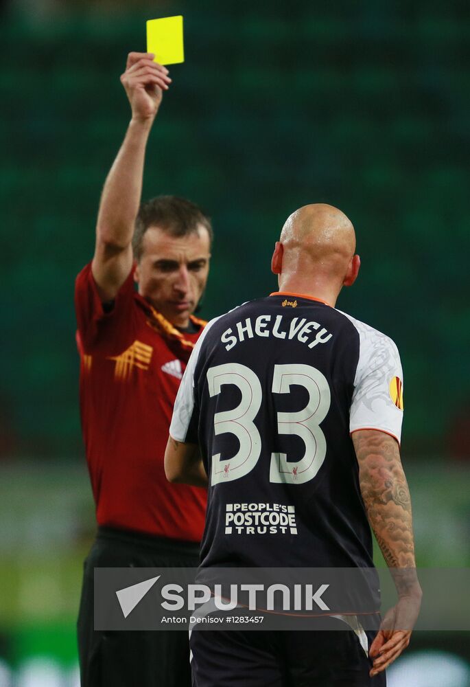 Football. Europa League. Anji vs. Liverpool