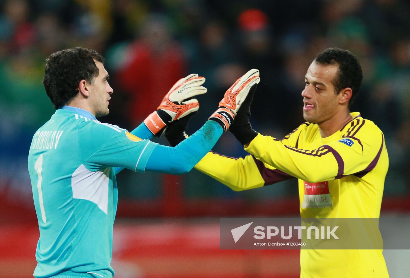 Football. Europa League. Anji vs. Liverpool