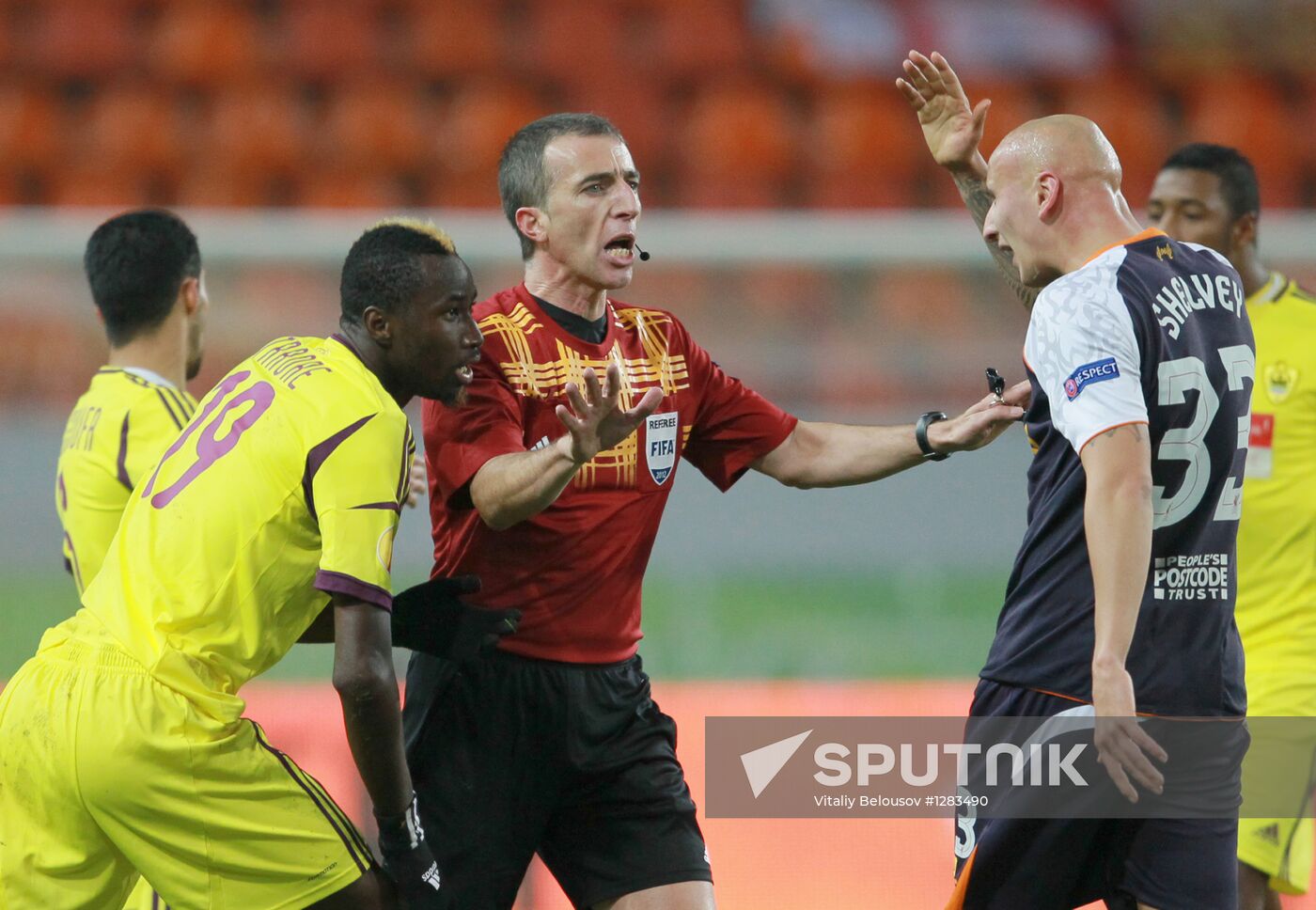 Football. Europa League. Anji vs. Liverpool