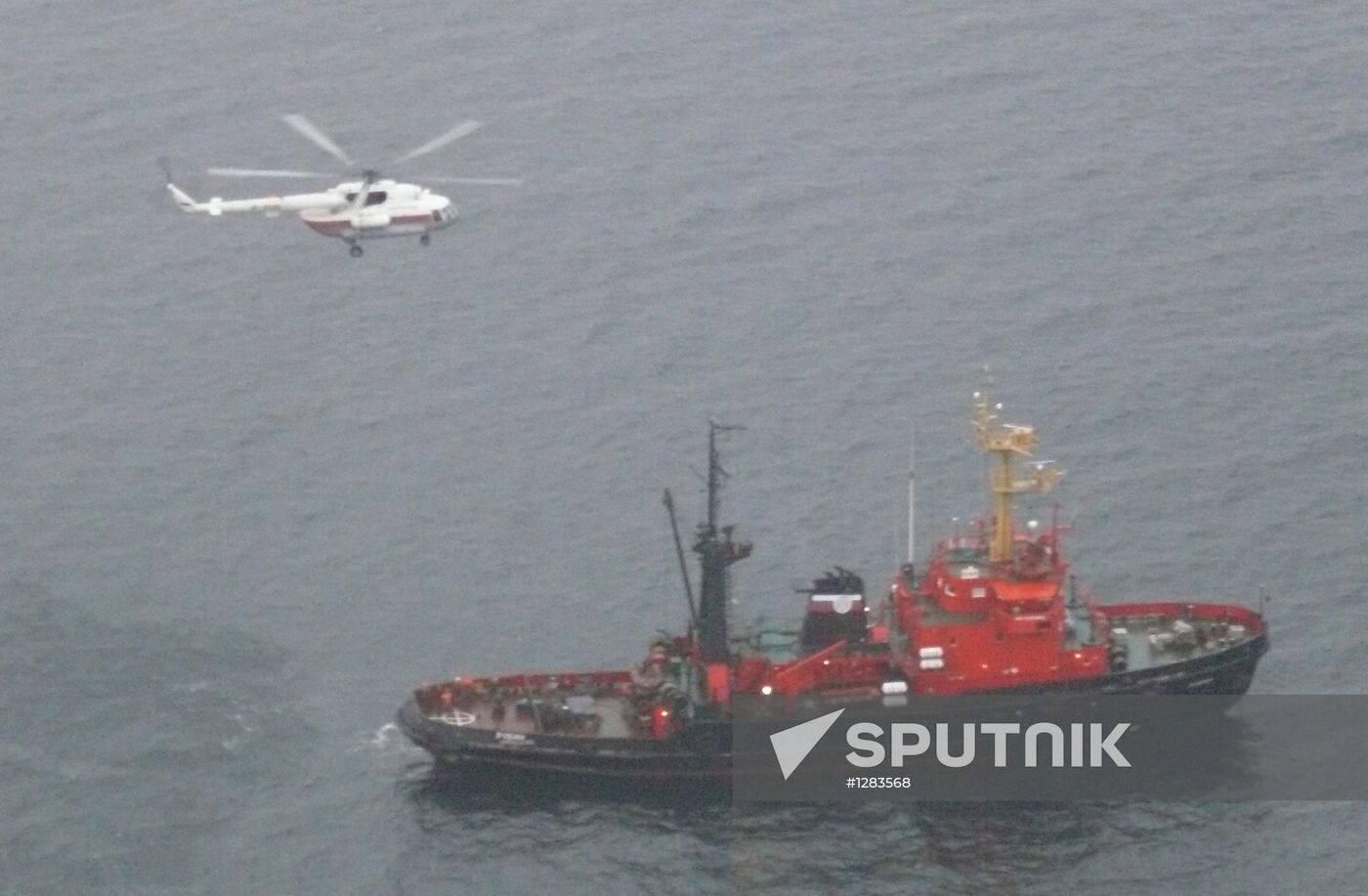 Search operations at site of wreck of Amurskaya dry cargo ship