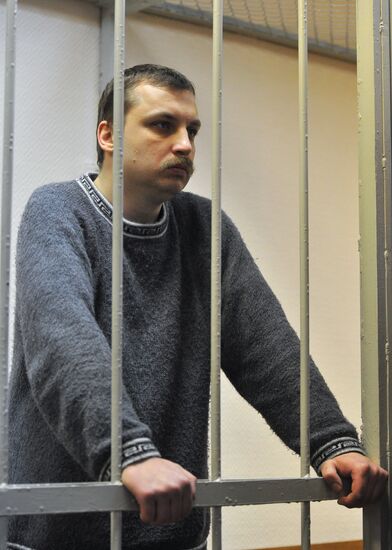 Court hearing of Maksim Luzyanin and Mikhail Kosenko case