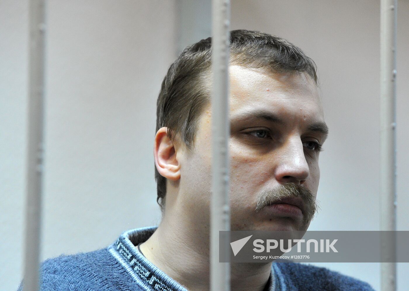 Court hearing of Maksim Luzyanin and Mikhail Kosenko case