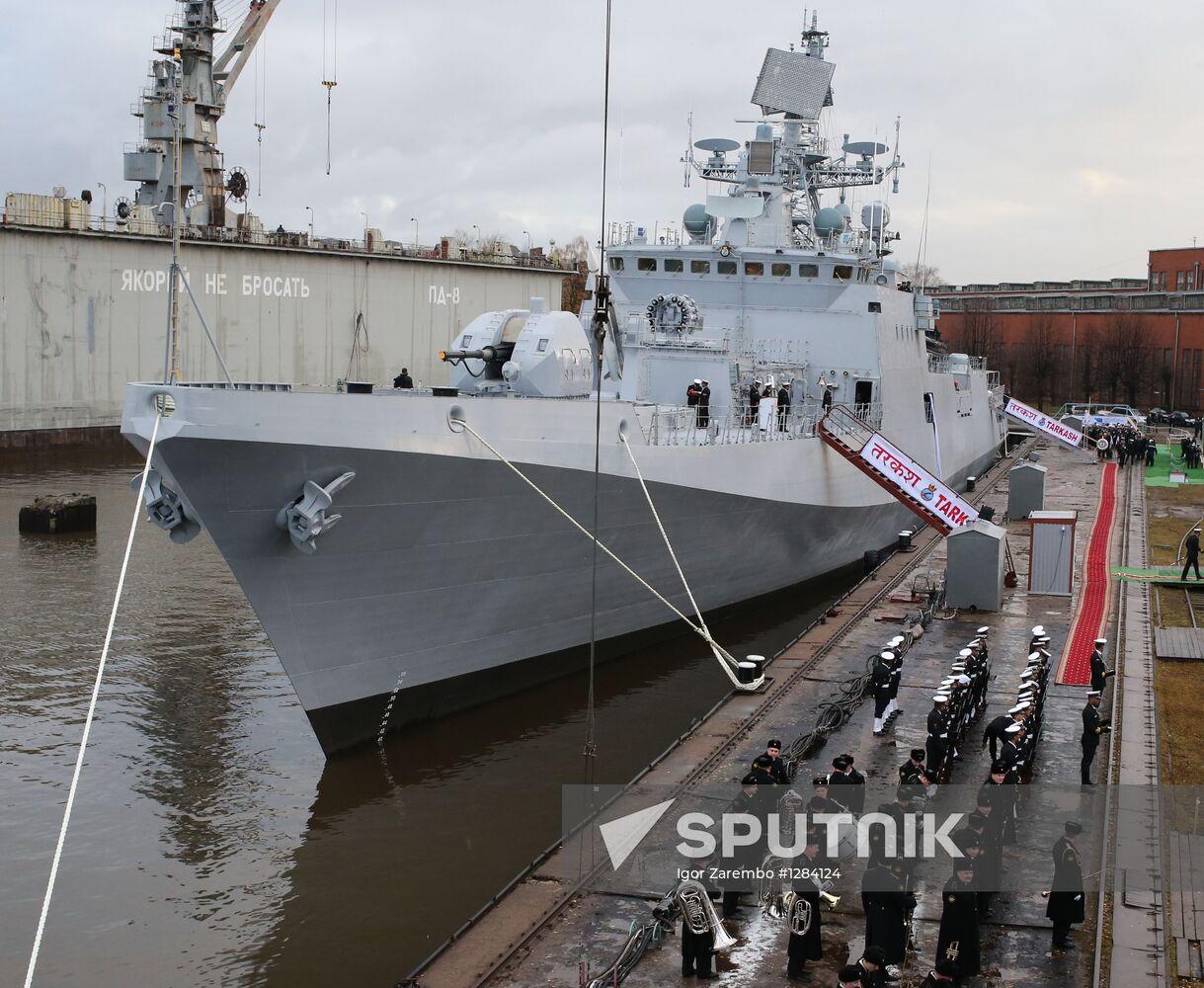 New warship transferred to Indian Navy