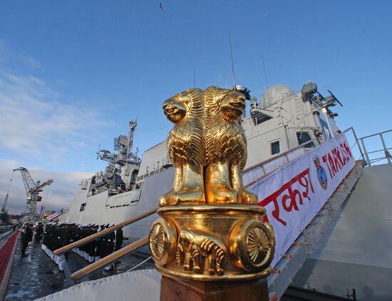 New warship transferred to Indian Navy