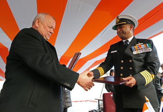 New warship transferred to Indian Navy