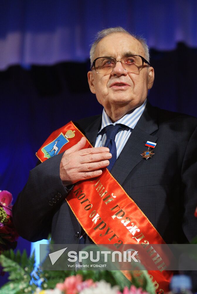 Eldar Ryazanov becomes Honored Resident of Samara