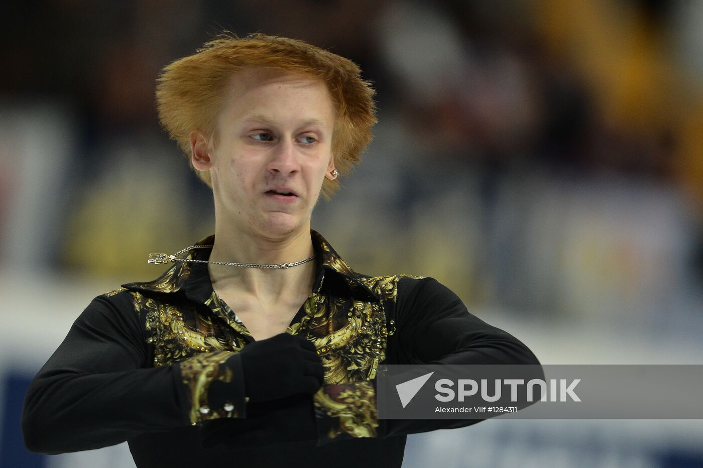 Figure skating. Grand Prix, 4th round. Men's short program