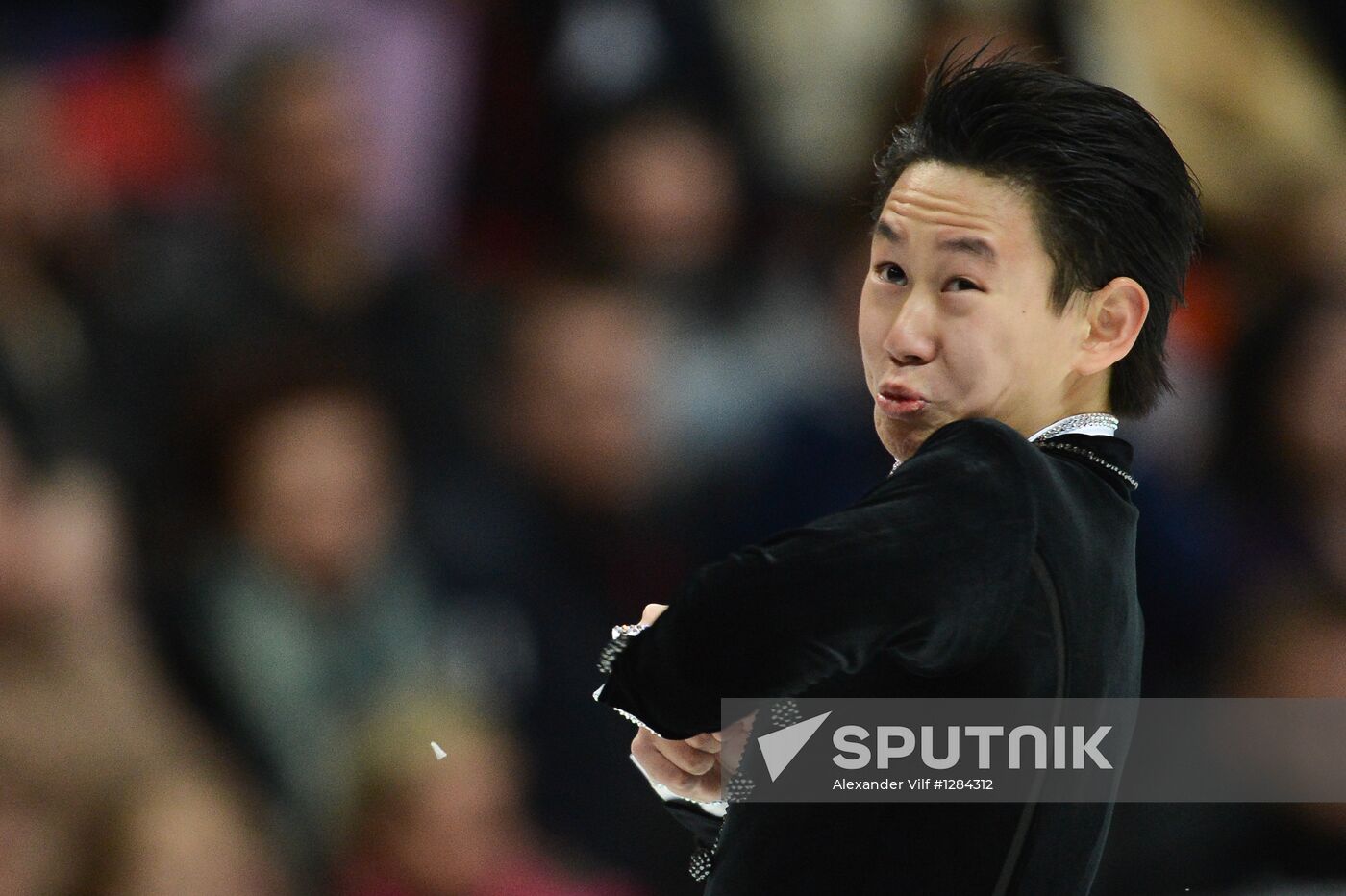 Figure skating. Grand Prix, 4th round. Men's short program