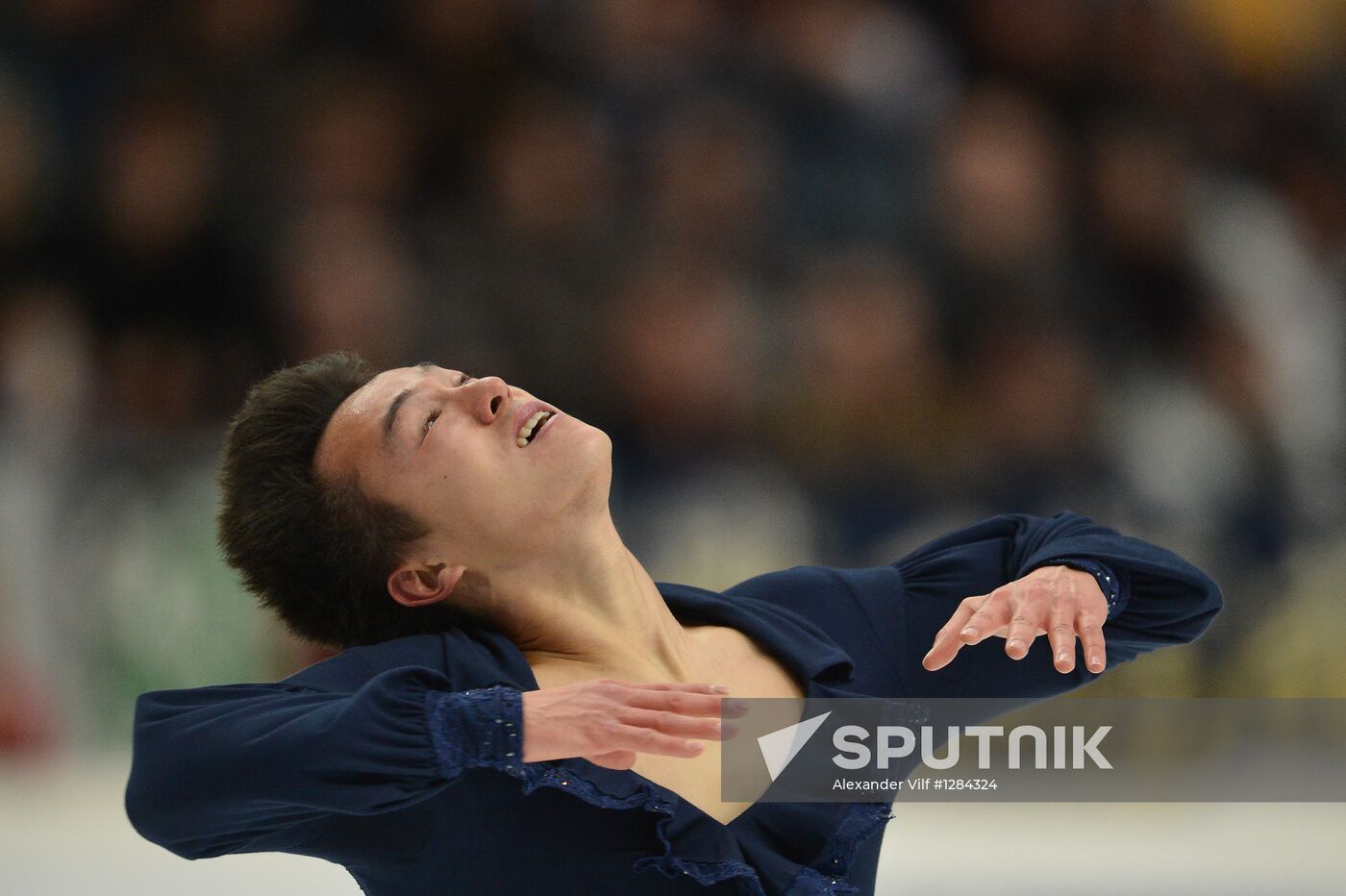 Figure skating. Grand Prix, 4th round. Men's short program