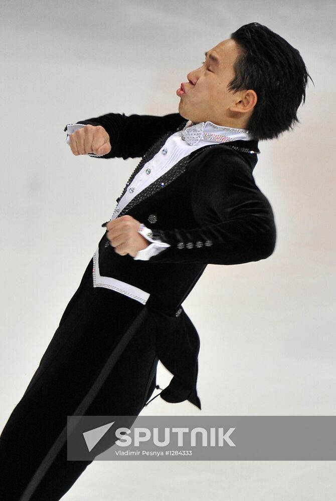 Figure skating. Grand Prix, 4th round. Men's short program