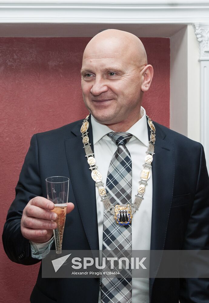 Mayor of Petropavlovsk-Kamchatsky Konstantin Slyschenko sworn-in