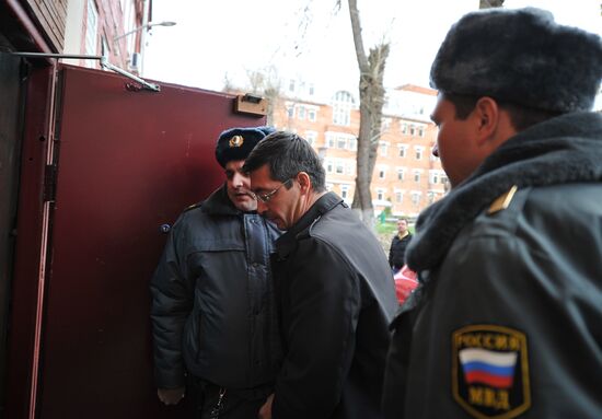 Roman Panov delivered to Tverskoy District Court