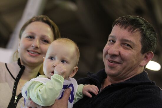 Children at BabyFest in Sokolniki