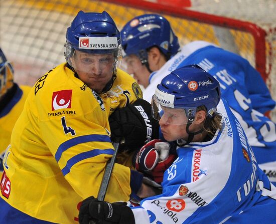 Hockey Karjala Cup. Finland vs. Sweden