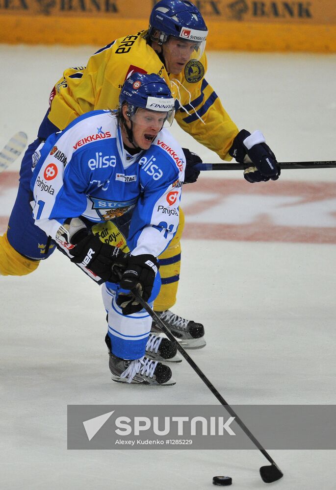 Hockey Karjala Cup. Finland vs. Sweden