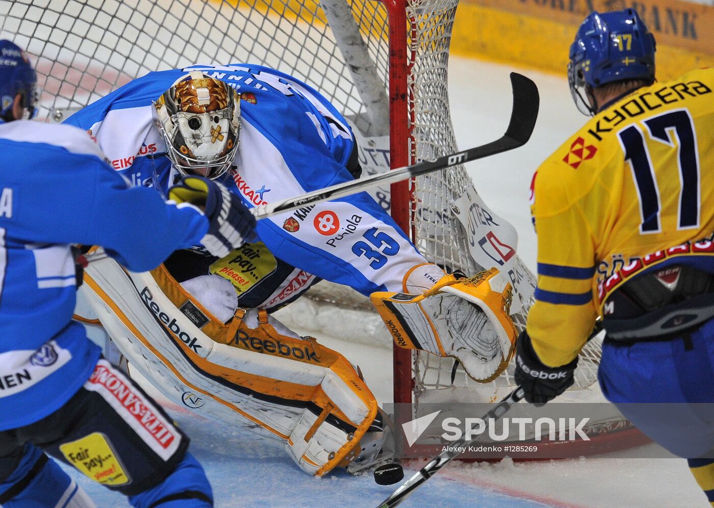 Hockey Karjala Cup. Finland vs. Sweden