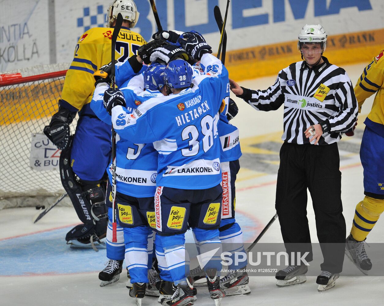 Hockey. Karjala Tournament. Russia vs. Finland