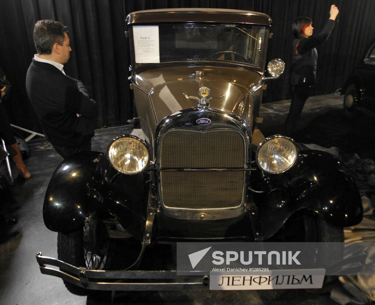 Vintage cars stolen 2 years ago are back at Lenfilm