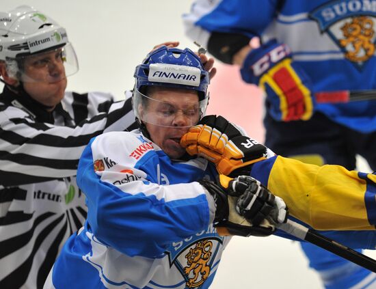 Hockey Karjala Cup. Finland vs. Sweden