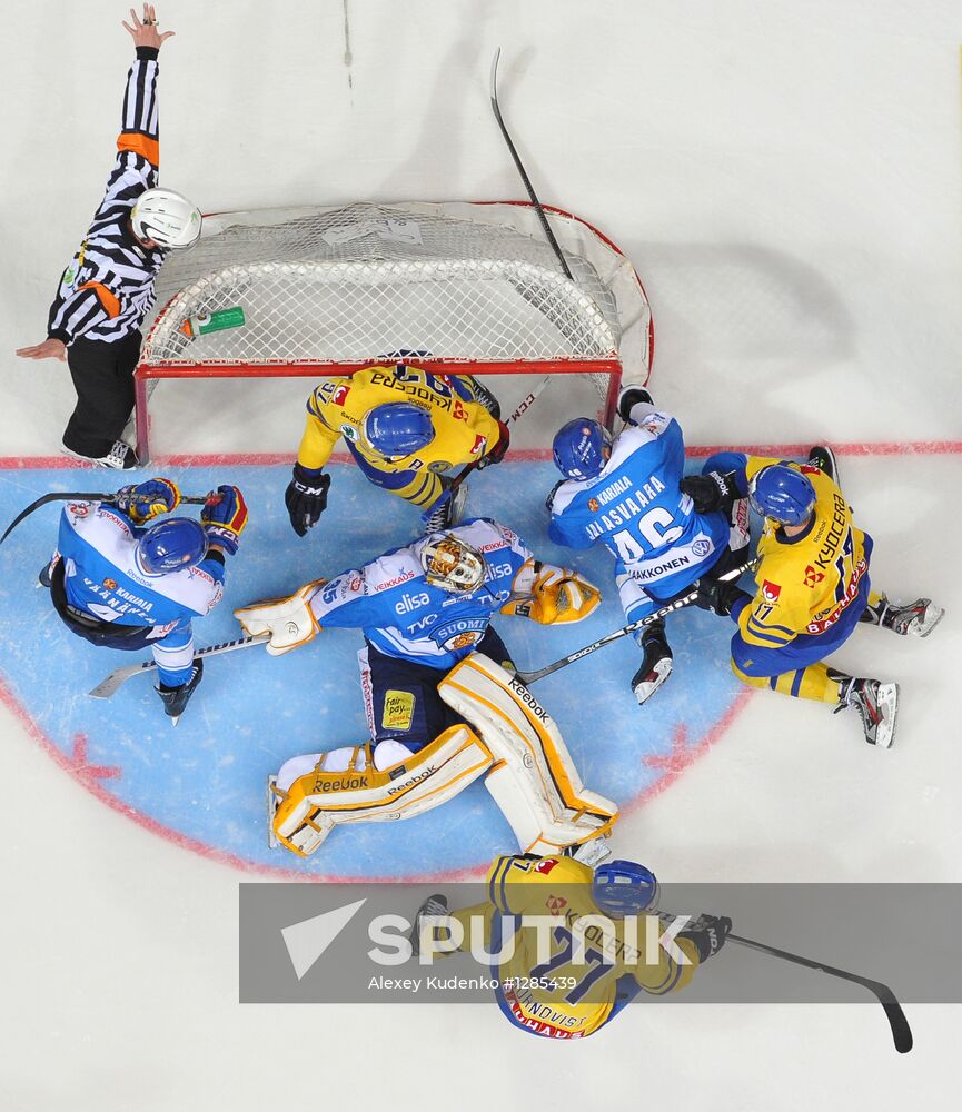Hockey Karjala Cup. Finland vs. Sweden