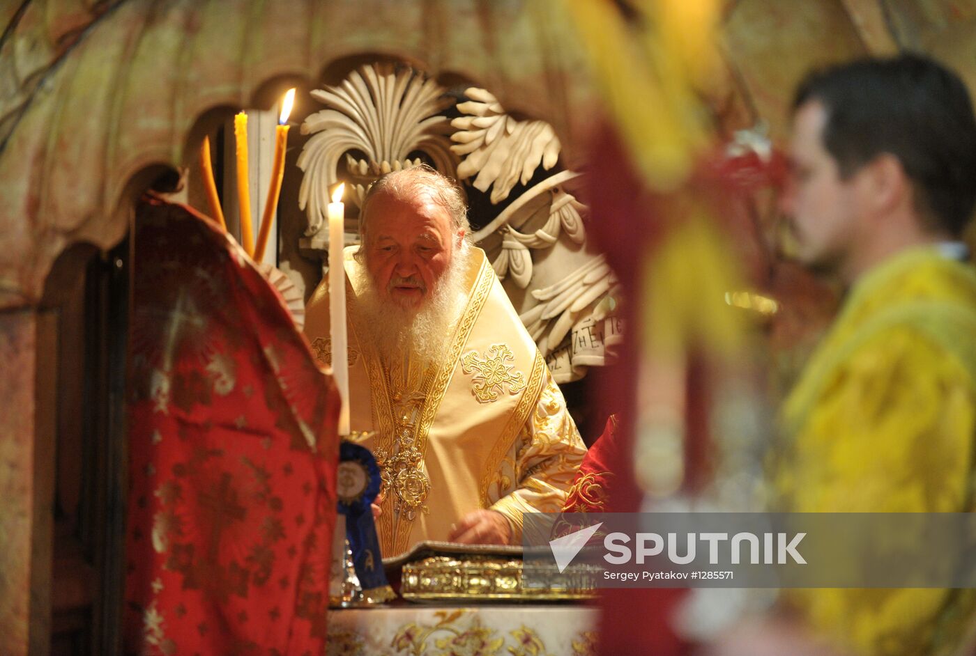 Patriarch Kirill conducts liturgy in Church of Holy Sepulchre