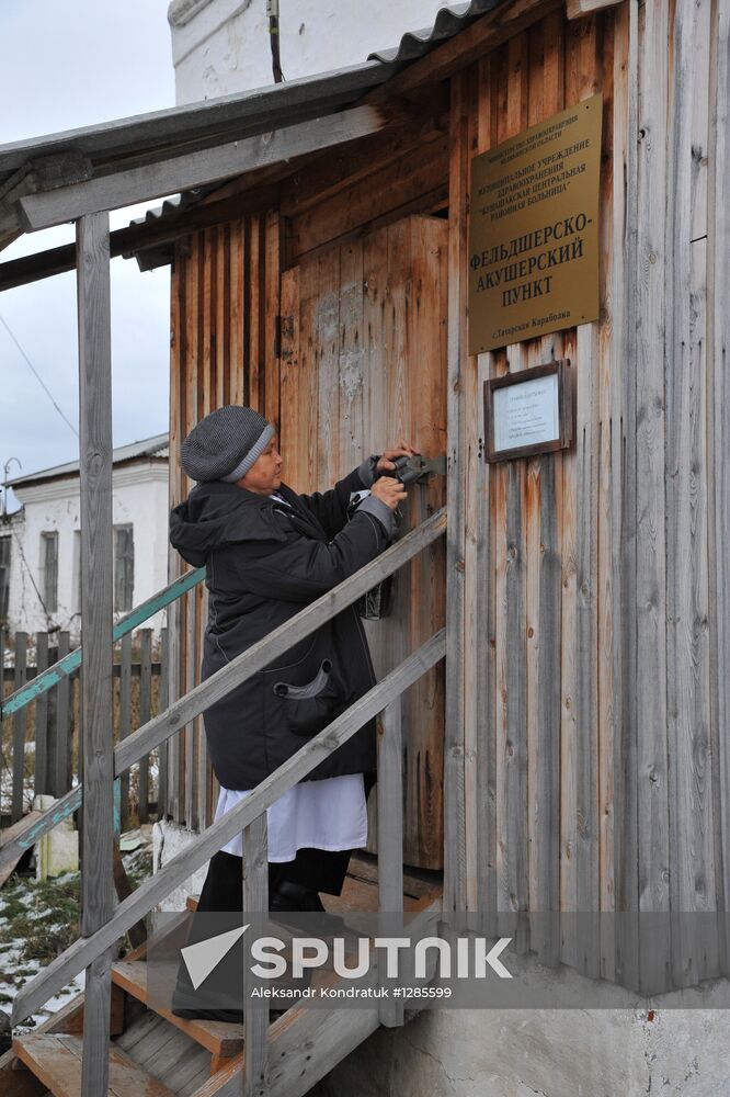 Rural life in Karabolka village, Chelyabinsk region
