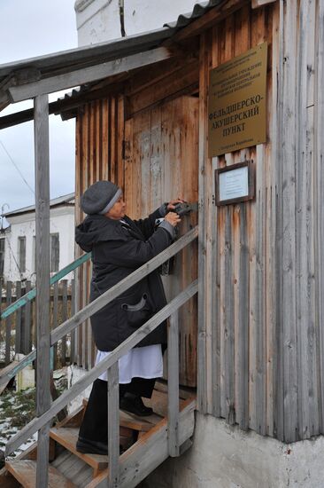 Rural life in Karabolka village, Chelyabinsk region
